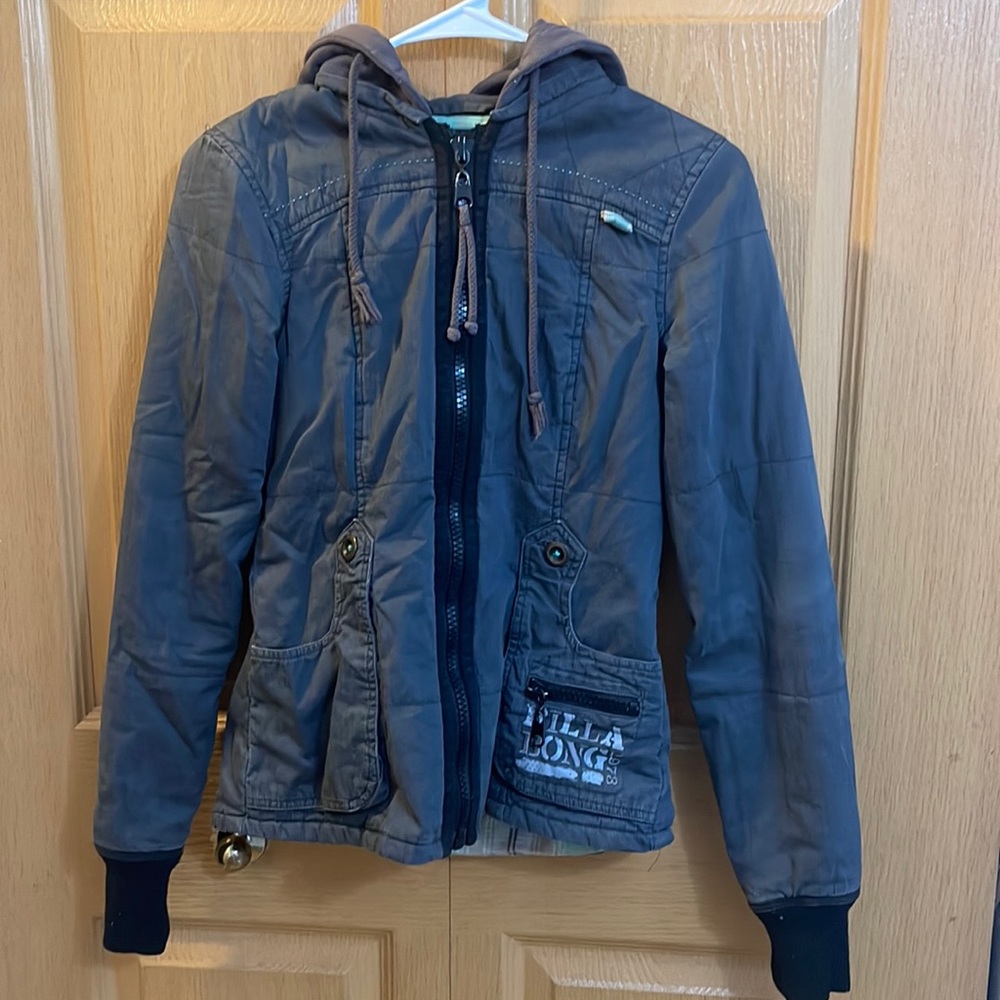 BillaBong Flannel Lined Utility Jacket